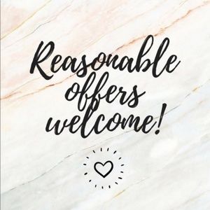 Offers welcome! 💝🌸